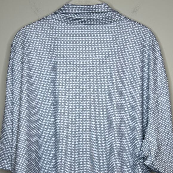 Callaway Gray Golf Polo Shirt Size XXL Opti Dri Performance Golf Ball Print - Picture 8 of 10